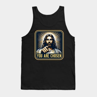 You Are Chosen Jesus Christ Bible Quote Tank Top